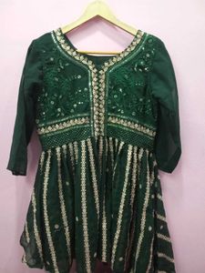 New Green Sharara Set