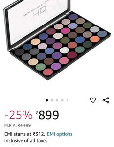 NEW HD Professional 40 Pigmented Eyeshadow Colors