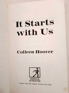 It Starts With Us Of Colleen Hoover!
