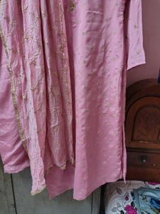 Elegant Pink Kurta Set with Dupatta