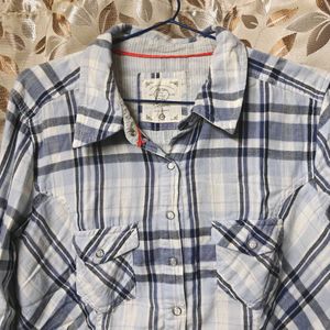 White Check Shirt