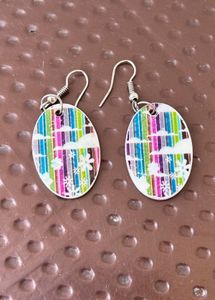 Funky Colorful Dangle Earrings