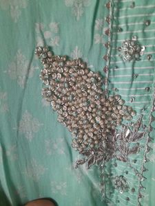Beautiful Cyan Pearl Kurta ♡