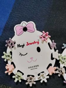 Cute Mini Hair Claws Pack Of 2
