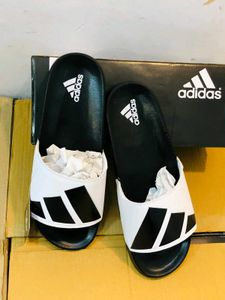 Adidas Slides - Black &amp; White