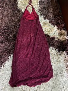 Backless Shimmer Dress
