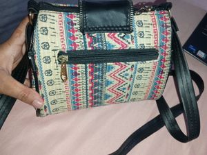 Jaipuri Print Sling Bag
