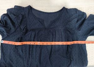 Navy Blue Blouse