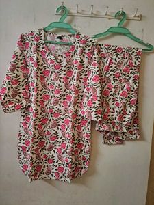 Cotton Cord Set Totally New 🌺🌹 Print