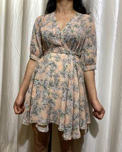 Floral Above The Knee Dress