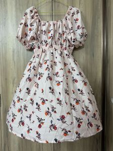 Floral Print Mini Dress