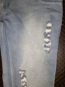 Distressed High-Waisted Jeans