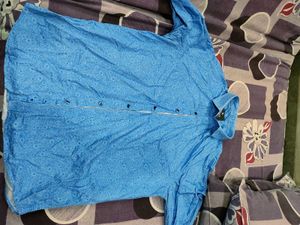 Cobb Blue Patterned Shirt