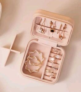 Pink Jewelry Travel Case