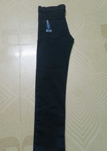 Black Straight-Leg Pants
