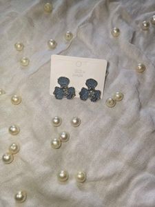 Blue Flower Earrings