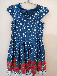 Girl&#39;s Polka Dot Dress