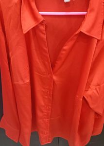 H&M Satin Shirt