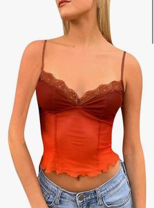 Lace Trim Cami Top