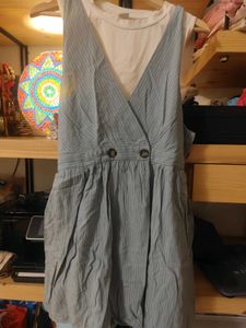 semi formal dress with white shirt