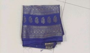 New Blue Saree