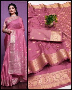 Elegant Blue Banarasi Silk Saree