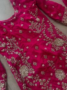 Heavy Wedding Magenta Suit