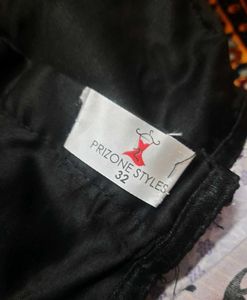 Sleeveless Black Blouse