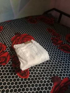 White Stylish Trousers For mens