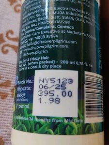 Pilgrim Smoothening and hairfall control shampoo