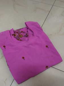Pink Dress Material