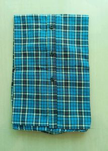 MAX Blue Checkered Shirt (100% Cotton)