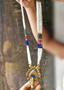 Vintage Peacock Pendant Necklace