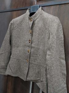 Short Coat With Front Buttons