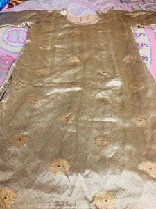 Elegant Gold Ethnic Kurta