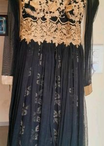 Prime Deal Black Anarkali Set
