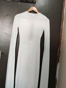 White Cutout Bodycon Dress