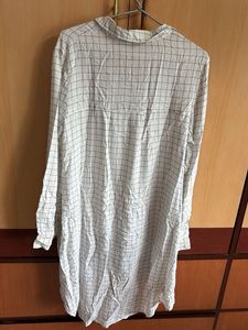 Vero Moda Checked Hi-Lo Tunic Top