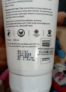 Nykaa Perfume Body Lotion