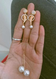 two-way earrings set