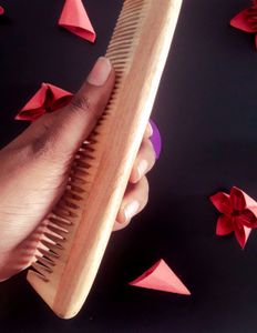 BODE Wooden Comb | Neem Antibacterial Comb