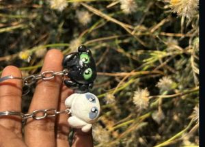 Toothless & Light Fury Keychain