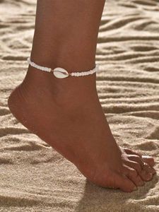 Bead Anklet 🤍🖤