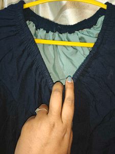 Elegant Navy Blue Skirt