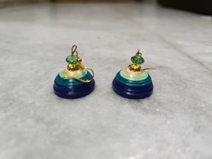 Quilled Handmade Paper Jhumka Earrings Set Of 4