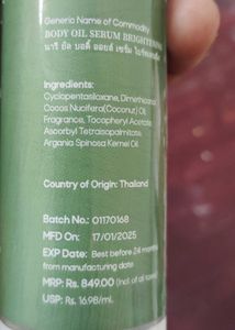 Nariyal Body Whitening Serum And Lotion