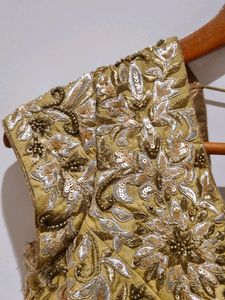 Aarkia Golden Thread Work Heavy Blouse