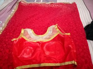 Red Saree