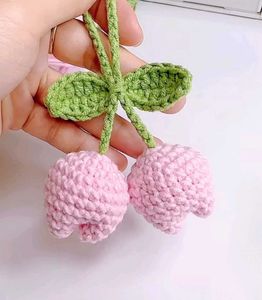 crochet claw nd bandana plus tulip