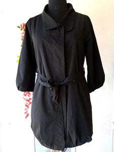 Chic Black Trench Coat